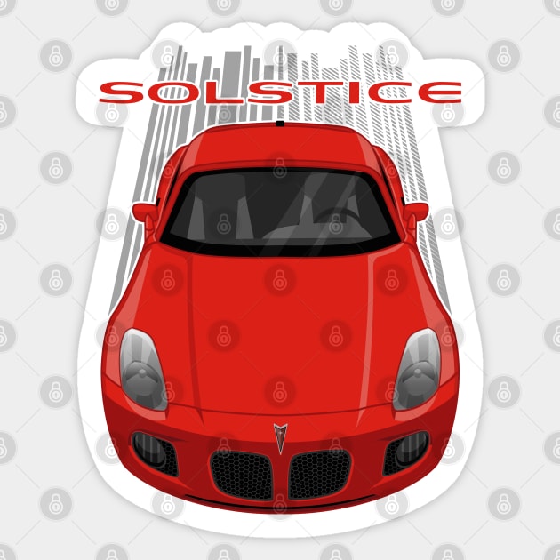 Pontiac Solstice GXP Coupe - Red Sticker by V8social